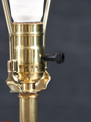Californian Modern Sculpted Table Lamp by Roller Lamp Co.,  c.1960's