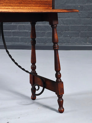 Antique Spanish Colonial Revival Bargueño-Style Drop-Front Writing Desk, c.1920’s