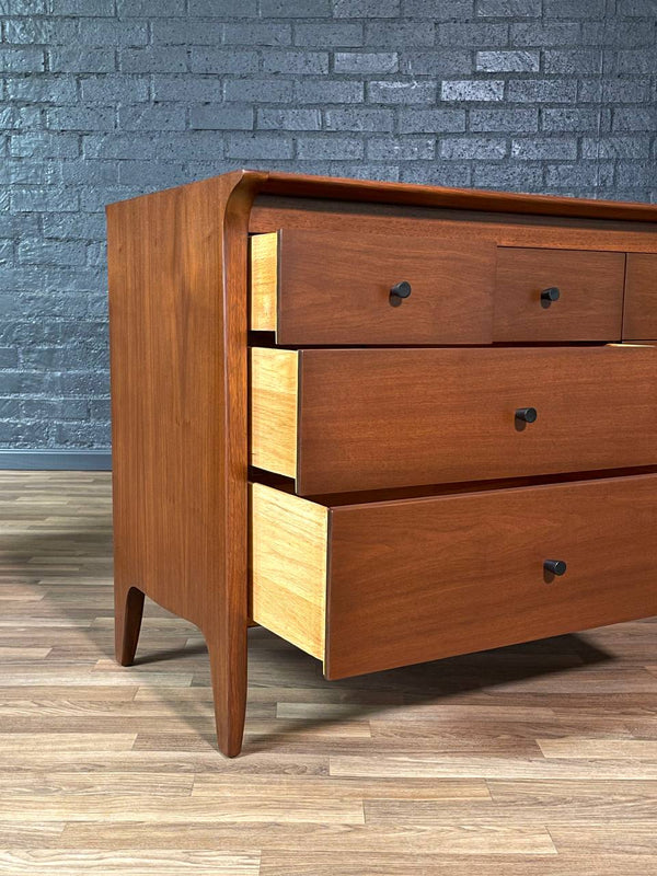 Mid-Century Modern “Profile” Walnut Dresser by John Van Koert for Drexel, c.1950’s