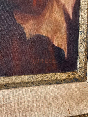 Signed Oil Painting of Mother and Child, c.1960’s