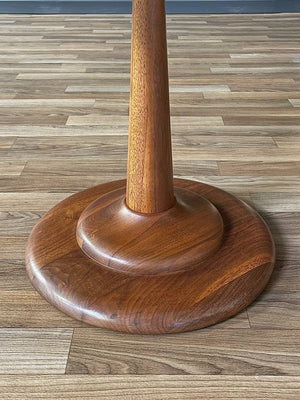 Mid-Century Modern Walnut Tulip Style Side Table, c.1960’s