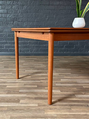 Large Mid-Century Danish Modern Expanding Draw-Leaf Dining Table, c.1960’s