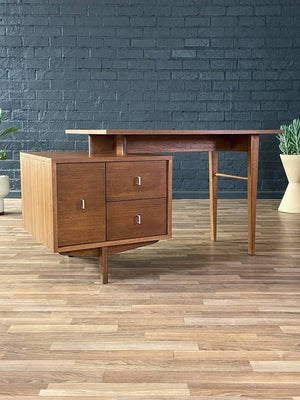 Mid-Century California Modern Desk by John Keal for Brown Saltman, c.1950’s