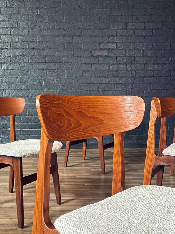 Set of 6 Mid-Century Danish Modern Teak Dining Chairs, c.1960’s