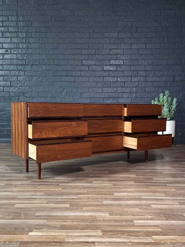 Mid-Century Modern Walnut & Rosewood Dresser by Stanley, c.1960’s