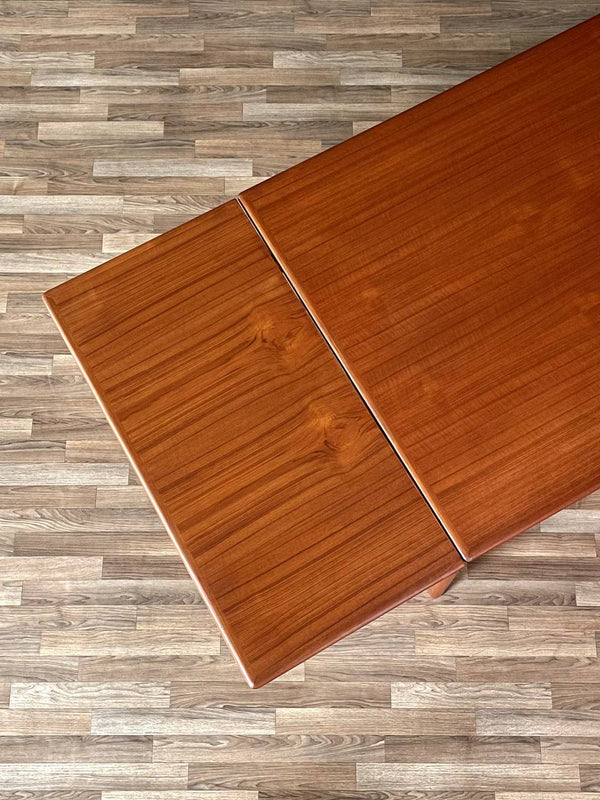 Large Mid-Century Danish Modern Expanding Draw-Leaf Dining Table, c.1960’s