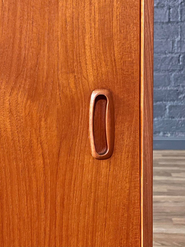 Mid-Century Modern Teak Bookshelf Room Divider Shelving Unit, c.1960’s