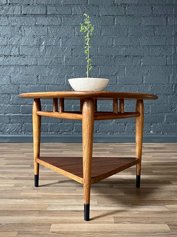 Mid-Century Modern “Acclaim” Triangular Tier Side Table by Lane, c.1960’s