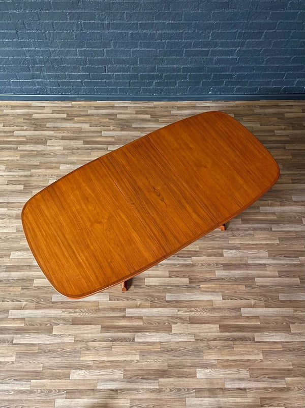 Expanding Mid-Century Danish Modern Teak Dining Table by Gudme, c.1960’s