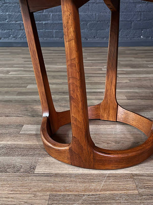 Pair of Mid-Century Modern “Rhythm” Walnut Side Tables by Lane, c.1960’s