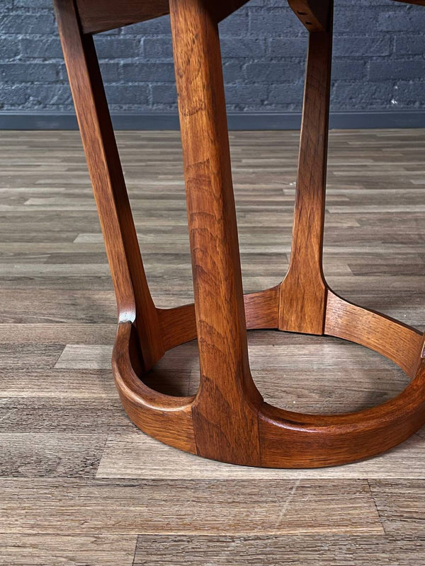 Pair of Mid-Century Modern “Rhythm” Walnut Side Tables by Lane, c.1960’s