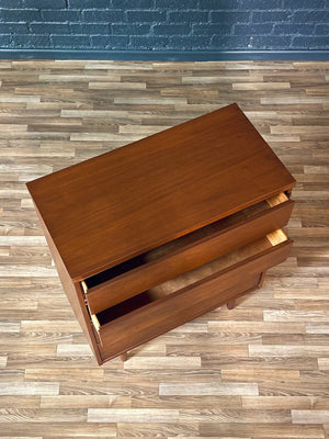 Vintage Mid-Century Modern Walnut Highboy Dresser, c.1960’s