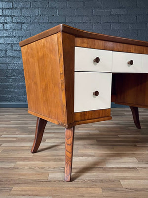 Mid-Century Modern Two-Tone Lacquered Writing Desk, c.1960’s
