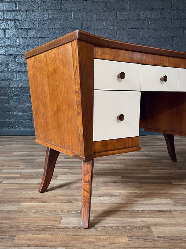 Mid-Century Modern Two-Tone Lacquered Writing Desk, c.1960’s