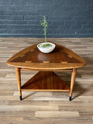 Mid-Century Modern “Acclaim” Triangular Tier Side Table by Lane, c.1960’s