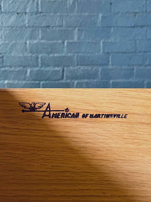 Mid-Century Modern Sculpted Highboy Dresser by American of Martinsville, c.1960’s
