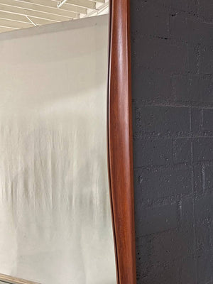 Mid-Century Modern Sculptural Walnut Mirror, c.1960’s