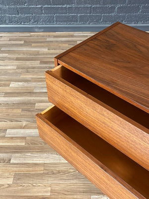 Mid-Century Modern Walnut 3-Drawer Dresser, c.1960’s