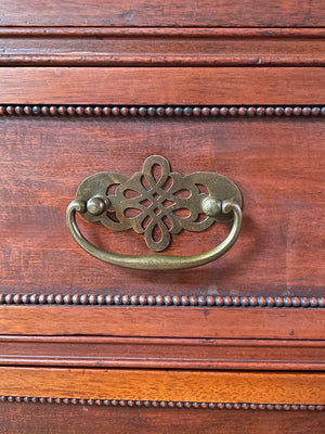 French Louis XVI Style Carved Mahogany Commode Dresser, c.1900’s