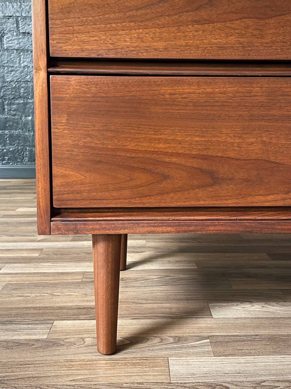 Mid-Century Modern Walnut Highboy Dresser, c.1960’s