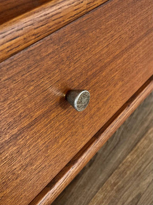 Mid-Century Modern 4-Tier Sculpted Walnut Bookshelf, c.1960’s