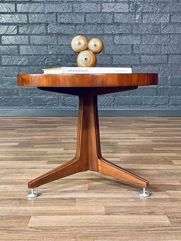Mid-Century Modern Tripod Walnut Side Table by Lane, c.1960’s