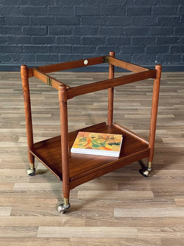 Mid-Century Danish Modern Collapsible Serving Cart by John Stuart, c.1960’s