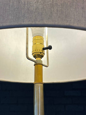 Richard Barr Brass & Walnut Table Lamp for Laurel, c.1960’s