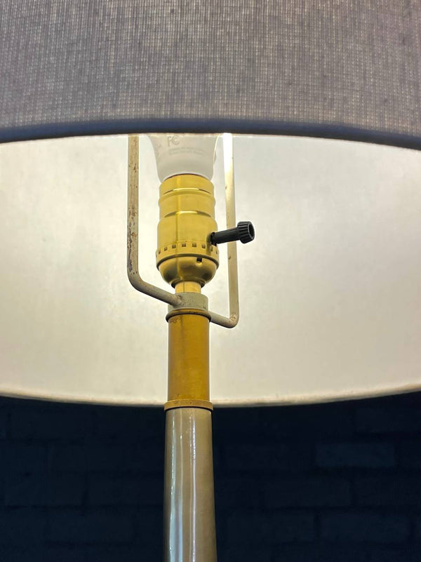 Richard Barr Brass & Walnut Table Lamp for Laurel, c.1960’s