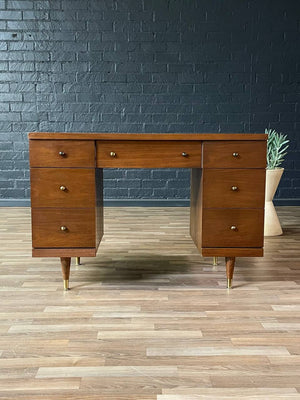Mid-Century Modern Walnut Writing Desk, c.1960’s