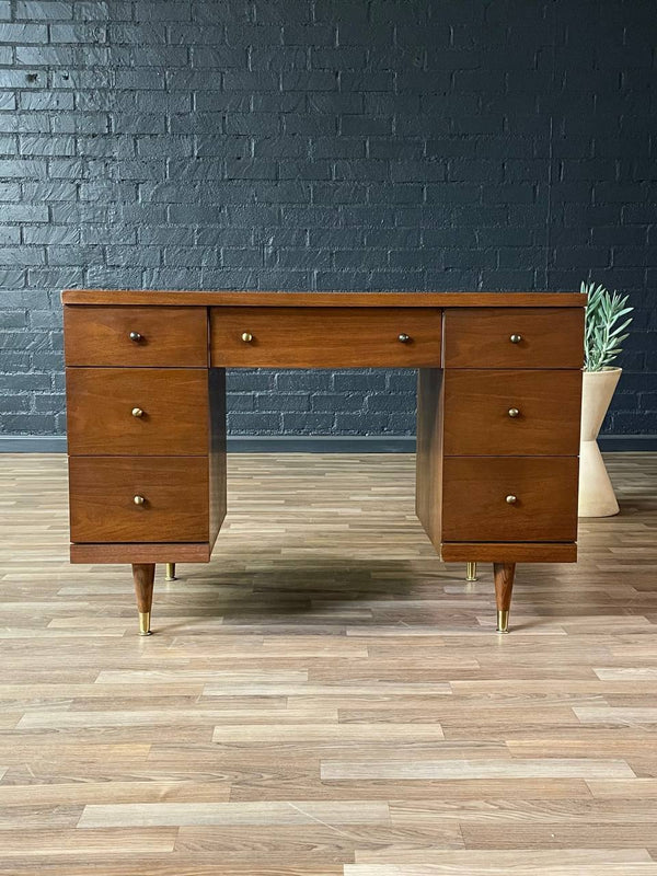 Mid-Century Modern Walnut Writing Desk, c.1960’s