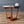 Mid-Century Modern Round Walnut Side Table w/ Sculpted Base, c.1960’s
