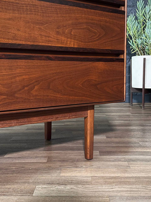 Mid-Century Modern Walnut & Rosewood Dresser by Stanley, c.1960’s