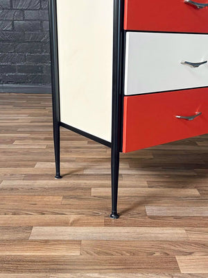 Mid-Century Modern Two-Tone Lacquered & Walnut Writing Desk, c.1960’s