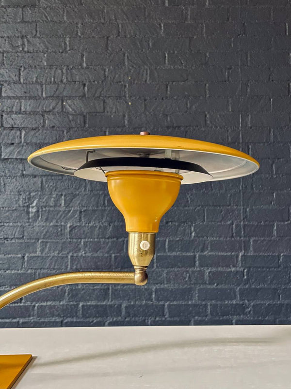 Mid-Century Modern “Sight Light” Saucer Table Lamp by M.G. Wheeler, c.1950’s