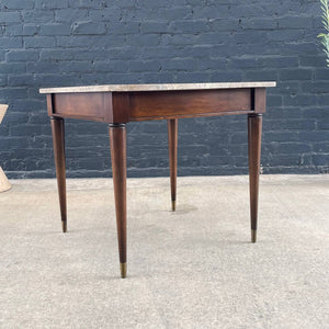 Mid-Century Modern Dining Table with Marble Top, c.1960’s