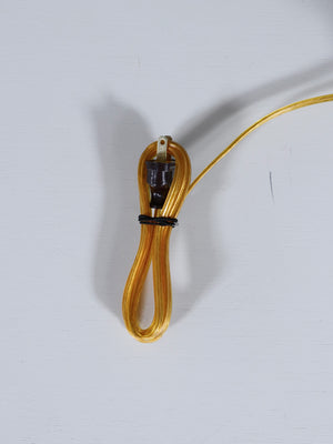 Italian Hollywood Regency Pink Murano Glass Table Lamp w/ Gold Flecks, c.1960’s