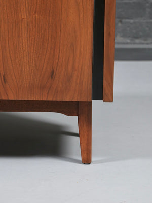Mid Century Modern “Esprit” Walnut & Lacquered Credenza by Merton Gershun, c.1960’s