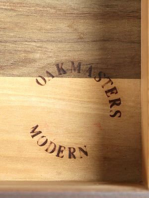 Mid-Century Modern “Oakmasters” 4-Drawer Dresser by Mattson Modern, c.1950’s