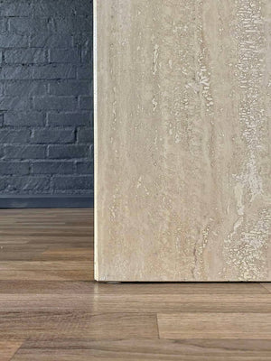 Post Modern Italian Travertine Console Table, c.1980’s