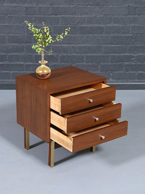 Pair of Mid Century Modern 3-Drawer Night Stands by American of Martinsville, c.1960’s