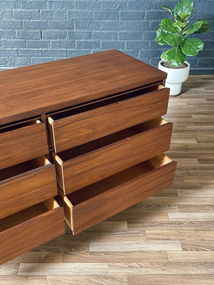 Mid-Century Modern 6-Drawer Walnut Dresser, c.1960’s