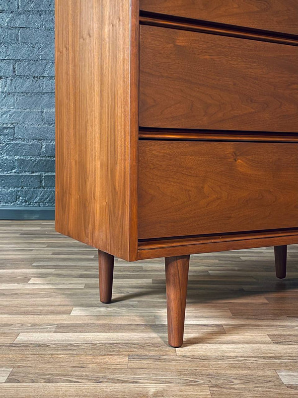 Vintage Mid-Century Modern Walnut Highboy Dresser, c.1960’s