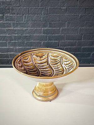 Mid-Century Modern Ceramic Footed Bowl, c.1960’s