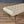 Mid-Century Hollywood Regency Tufted Bench w/ Brass Fluted Legs, c.1960s