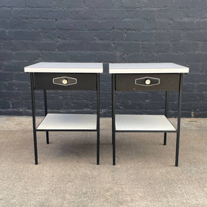Pair of Vintage Mid-Century Modern Two-Tier Night Stands, c.1960’s