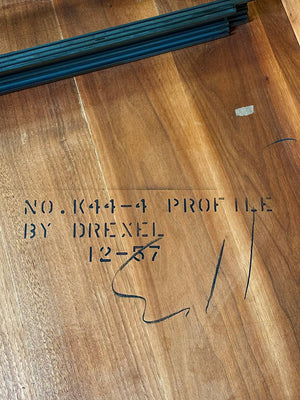 Expanding Mid-Century Modern “Profile” Dining Table by John Van Koert for Drexel, c.1950’s