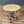 Vintage French Art Nouveau Brass Side Table w/ Scrollwork Base, c.1950’s