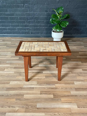 Pair of Mid-Century Modern Tile Top Side Tables, c.1970’s