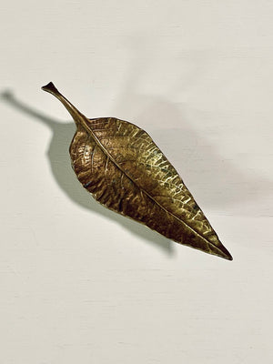 Pair of Vintage Brass Leaf Tray Sculptures by Oscar JW Hansen, c.1940’s